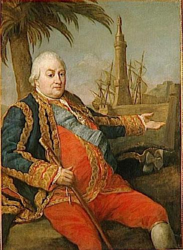 Pompeo Batoni Portrait of French Admiral China oil painting art